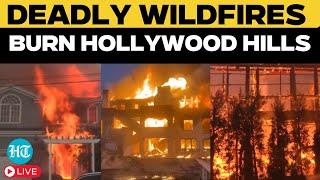 Hollywood Hills Fire LIVE | Los Angeles Fire Kills At Least 10 | California Wildfire | US Fire