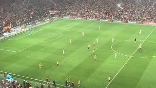 Nicolo Zaniolo Fenerbahçeye 2. Gol 4K Tribün Çekim