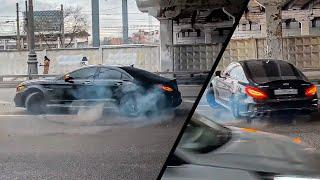 Crazy CLS 63 drifting illegal on the streets!