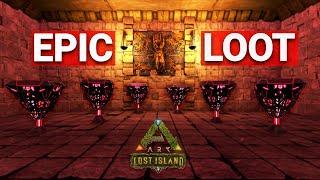 Walkthough/Speed Run of Desert Loot Labyrinth Includes MAP - Lost Island, Ark Survival Evolved.