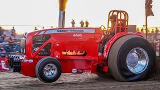 Tractor Pulling 2024: Pro Stock Tractors: Shipshewana Summer Nationals friday session. PPL.