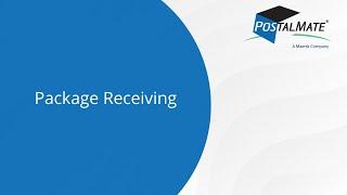 How to set up Package Receiving in PostalMate