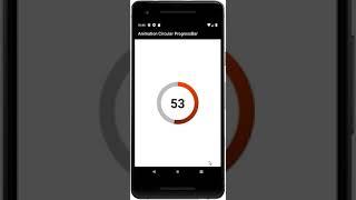 Animation Circular ProgressBar