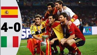 Spain 4-0 Italy Euro Cup Final(2012)Excellent Higlights and goals