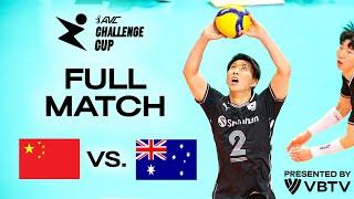  CHN vs.  AUS - AVC Challenge Cup 2024 | Playoffs - presented by VBTV