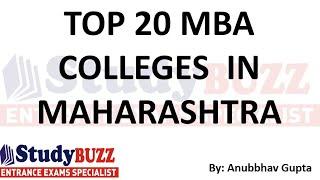 Top 20 MBA colleges in Maharashtra | Cutoffs, Average Package, Exam accepted, Fees structure