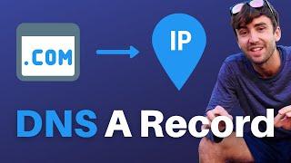 How to Point a Domain Name to an IP Address (DNS A record example)