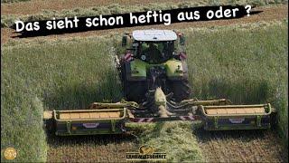 Das sieht schon Heftig aus oder? 2m & 62T/HA Lohnauftrag Ganzpflanzensilage - GPS Mähen & Häckseln