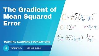 The Gradient of Mean Squared Error — Topic 78 of Machine Learning Foundations