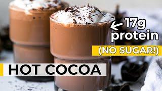 HEALTHY HOT CHOCOLATE | sugar-free, high-protein cocoa recipe