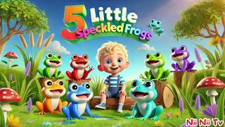 Five little speckled frogs Rhyme for Kids || Five little speckled frogs Song for kids || Eng Rhymes