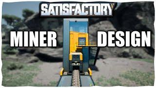 Perfect Miner Design With Blueprints In Satisfactory