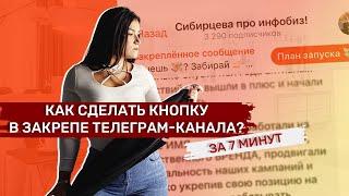 Как сделать кнопку в закрепе телеграм-канала? | как подключить бота для постинга в Телеграм