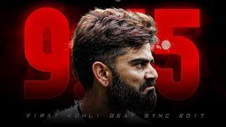 VIRAT KOHLI X 9:45 II BEAT SYNC  II #cricket #viratkohliedit #edit #viral