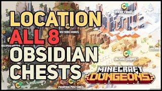 All Obsidian Chest Locations Minecraft Dungeons