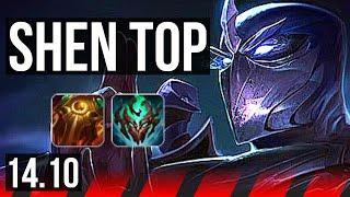 SHEN vs RENEKTON (TOP) | 8/2/13, 6 solo kills, Rank 8 Shen, 500+ games | KR Master | 14.10