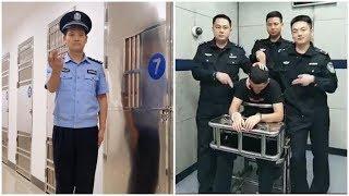 Chinese police dance alongside torture chairs on China’s version of TikTok