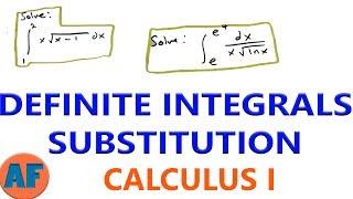 Evaluating Definite Integrals - How to Change Bounds When Using Substitution