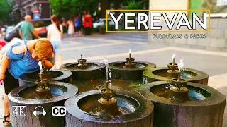 Walking Tour in Yerevan, Armenia, Pulpulaks & Parks, July 25, 2024, 4K 60fps