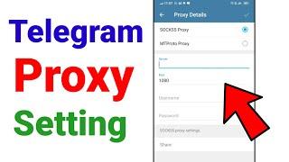 Telegram Proxy Settings Pakistan 2024 | Telegram Connecting Problem | Use Telegram Without VPN