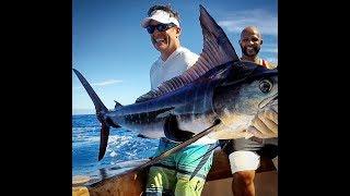 Striped Marlin fishing with CC Sabathia in Cabo San Lucas with Peter Miller