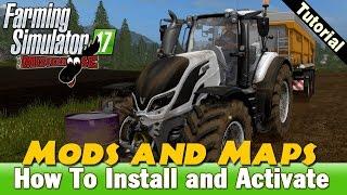 Farming Simulator 17 | How To Install Mods and Maps