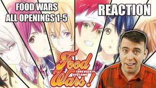 Food Wars Openings 1-5 REACTION