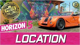 Forza Horizon 5 Photo Challenge MORGAN MURAL CIX's Mural in SAN SEBASTIAN Forza Horizon 5 LOCATION