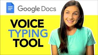 Google Docs: How to Use the Voice Typing Tool and Commands - Quick Tutorial - Speech to Text