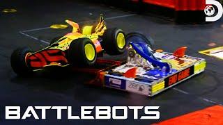 Huge Rebound! Endgame vs Hypershock | Battlebots | Discovery