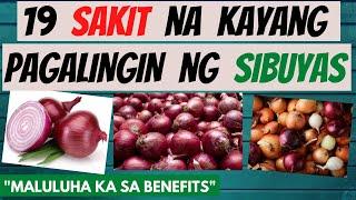 SIBUYAS -  mga SAKIT na kayang pagalingin at BENEPISYO sa KATAWAN| GAMOT, BENEFITS ng ONION