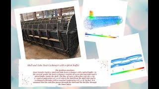 ANSYS FLUENT Training: Shell and Tube Heat Exchanger with a spiral Baffle