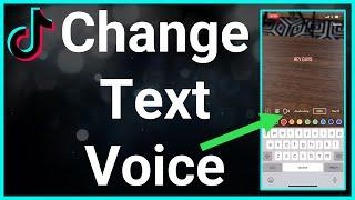 How To Change Text To Speech Voice On TikTok!