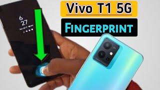 Vivo t1 5g  display fingerprint setting/ Vivo t1 fingerprint screen lock/ fingerprint sensor Setting