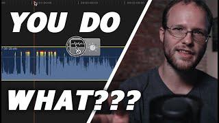 How I Edit Audio for Podcasts (weird but EFFICIENT!)