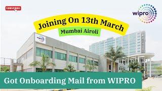 Wipro Onboarding Mail Update | Got Onboarding mail from WIPRO |  SIM WILP ELITE #wipro #onboarding