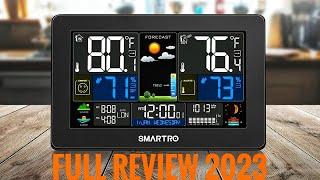 SMARTRO SC93 Wireless Weather Station Alarm Clock Full Review 2023 