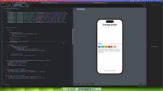 Replicate iphone storage chart in SwiftUI