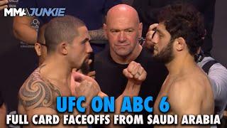 UFC on ABC 6 Full Fight Card Faceoffs from Saudi Arabia