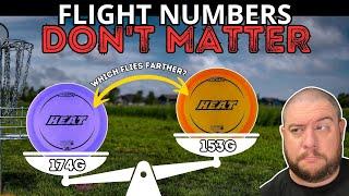 How does weight affect the flight of a disc?