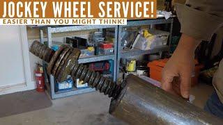 How to service a jockey wheel!