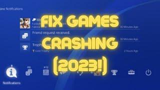 PS4: How To Fix Games Crashing / Randomly Crashing (2023!)