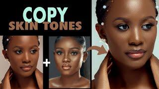 Copy Skin Tones Color Grading from Any Photo Using Photoshop