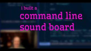 I built a command line soundboard (bash, ffmpeg, {redacted})