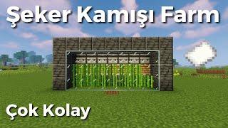 Minecraft 1.20 Şeker Kamışı Farmı! (Java,bedrock,Mcpe,PS4,Xbox)