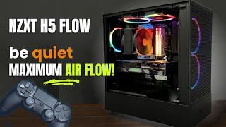 NZXT H5 Flow Gaming PC Build 2025 | RX 7800 XT | Ryzen 5 7600X | be quit High-speed Airflow ARGB