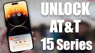 Unlock AT&T iPhone 15 Pro Max, 15 Pro, 15 Plus & 15 by IMEI Permanently for ANY Carrier