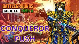 Conqueror Push #giveaway #BGMI #NEWUPDATE #UPDATE #live #stream