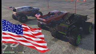 GTA 5 - Drag Race - Sasquatch Monster Truck vs Liberator vs Marshall