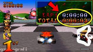 Beating CTR Crash Team Racing in 1 second!!